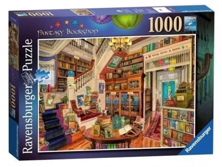Ravensburger puzzle 1000 fantasyczna księgarnia - puzzle 1000 librairie fantastique