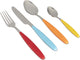 Couverts Gimex color line - arc-en-ciel - 16 pièces