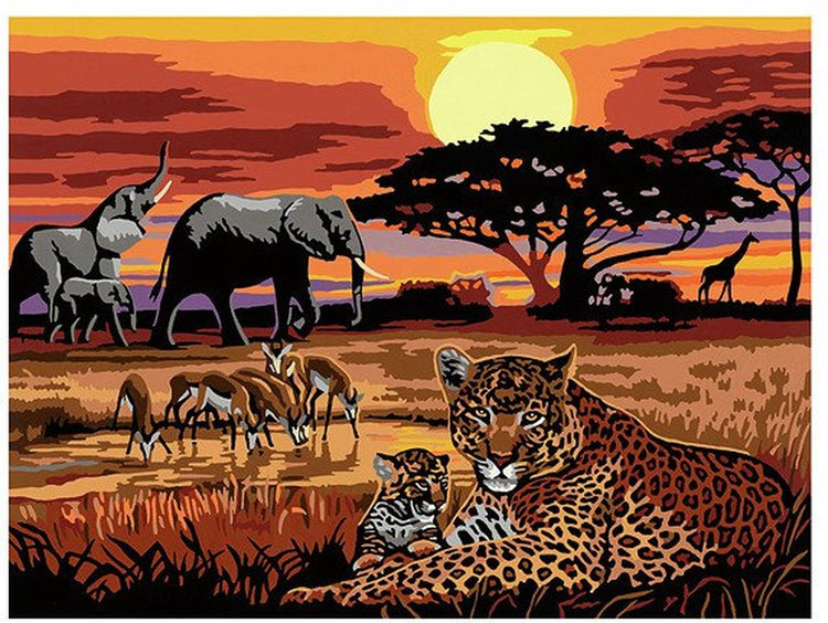 Ravensburger Creart peinture sur Song Savannah Landsages