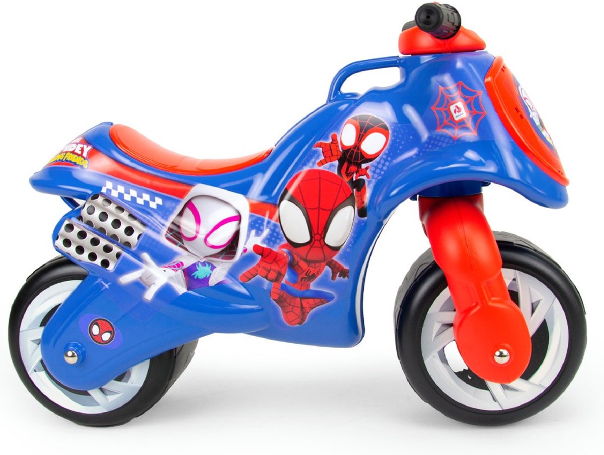 Injusa Neox Spider-Man Running Engine 69 cm rouge bleu
