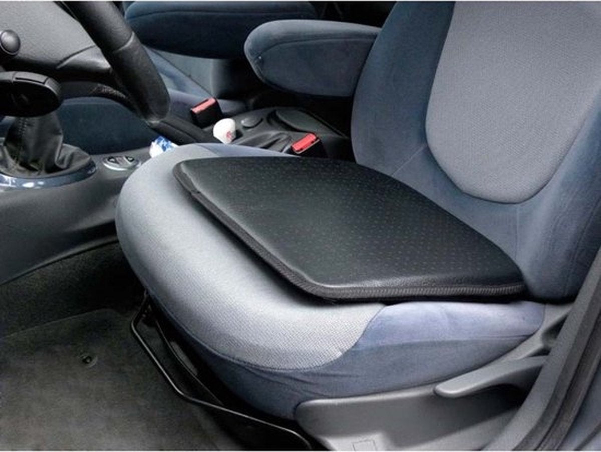 Carpoint coussin de siège de luxe aspect cuir noir