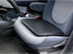 Carpoint coussin de siège de luxe aspect cuir noir