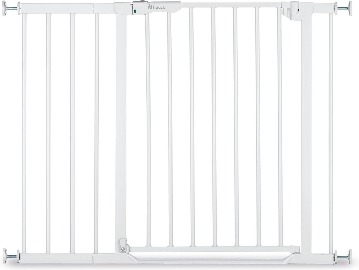 Hauck clear step autoclose 2 barrière d'escalier avec extension de 9 cm - 96 à 101 cm - blanc