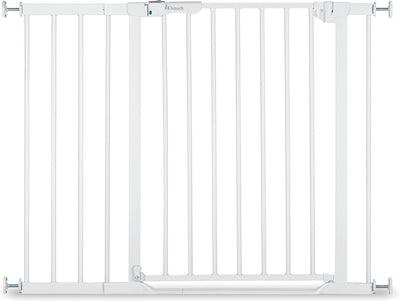 Hauck clear step autoclose 2 barrière d'escalier avec extension de 9 cm - 96 à 101 cm - blanc