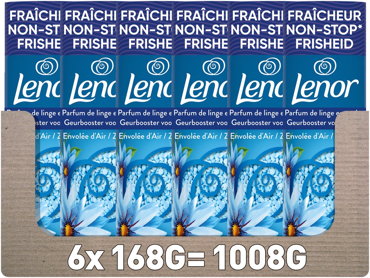 Lenor booster de parfum brise marine - 6 x 168 grammes - parfum lavant