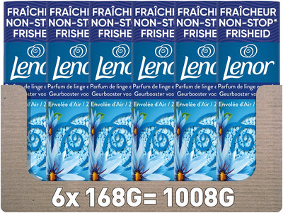 Lenor booster de parfum brise marine - 6 x 168 grammes - parfum lavant