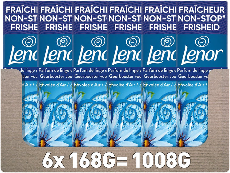 Lenor booster de parfum brise marine - 6 x 168 grammes - parfum lavant
