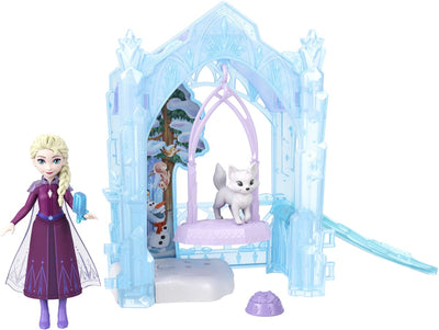 Mattel Disney Frozen Le refuge pour animaux glacé d'Elsa - ensembles de jeux de poupée