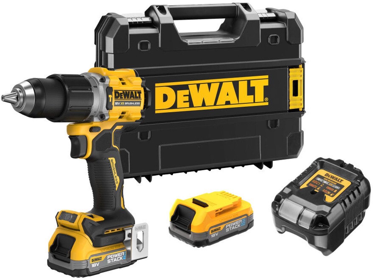 Dewalt DCD805E2T-QW - Tournevis compact 18V XR G3 | 2x pile de puissance dans tstak