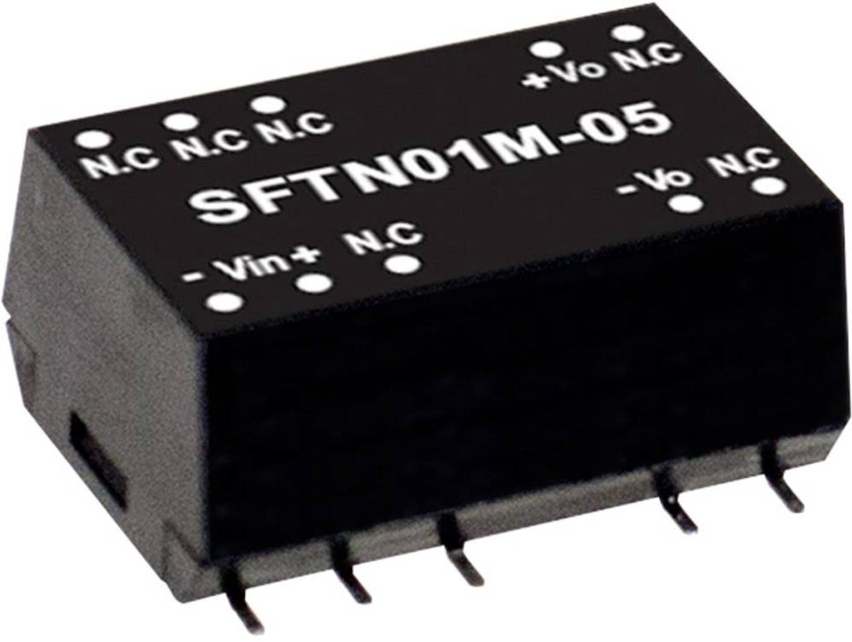 Mean well sftn01l-05 module convertisseur dc dc 200 ma 1 w nombre de sorties : 1 x contenu 1 pièce(s)