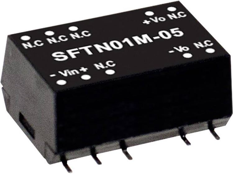 Mean well sftn01l-05 module convertisseur dc dc 200 ma 1 w nombre de sorties : 1 x contenu 1 pièce(s)