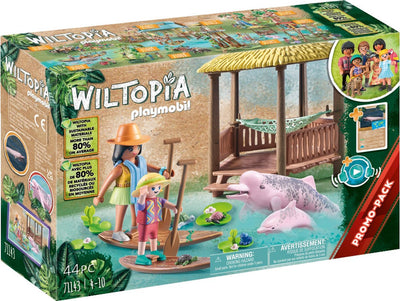 Playmobil Wiltopia Paddling Tour avec la rivière Dolphins 71143