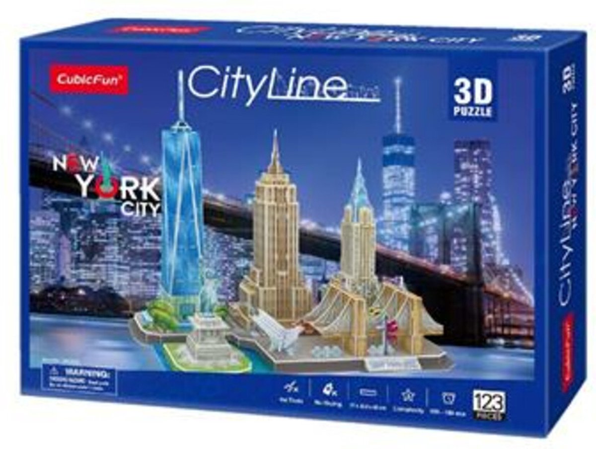 Cubic Fun 3d Puzzle City Line New York City