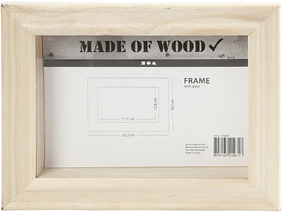 Cadre 3D Creativ company avec verre, D : 2,5 cm, dimensions 18,2x23,2 cm, 1 pièce