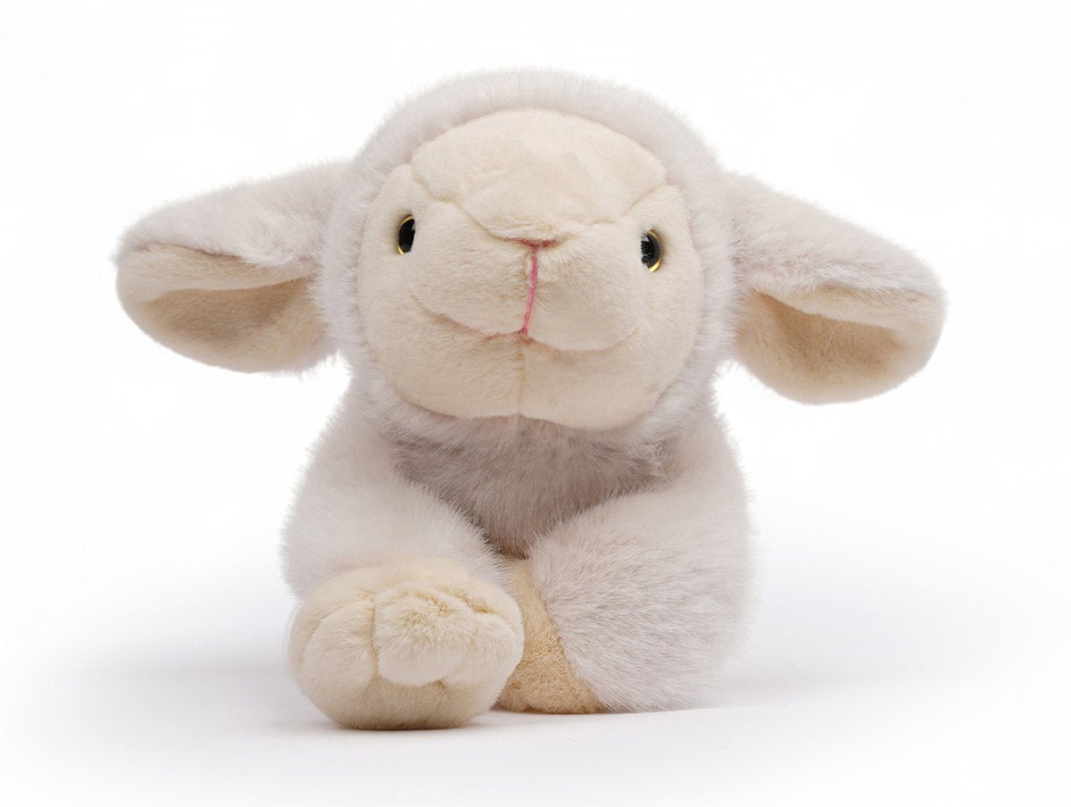 Peluche One Love - agneau marguerite - 31cm - blanc - 0 ans