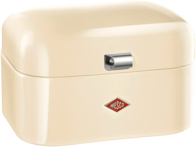 Boîte à pain simple grandy Wesco | 7,5 litres - taille m | métal - amande | stockage du pain