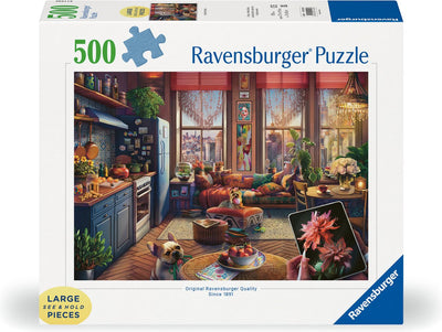 Ravensburger Jigsaw Puzzle Cozy Boho Studio, 500e.