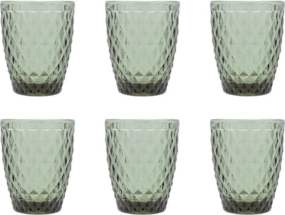 Médard de noblat - diamant - verre 22 cl - fumé - 6 pièces