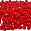 Creativ Company Wooden Beads Red, 150e.