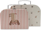 Valise de jeu Jollein - jouets d'activité - 2 pièces - amis des animaux