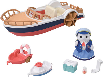 Bateau Sylvanian family 5864 avec joint doux et velouté