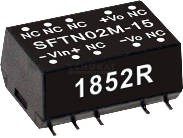 MW Mean Well sftn02n-12 module convertisseur dc dc 167 ma 2 w nombre de sorties : 1 x contenu 1 pièce(s)