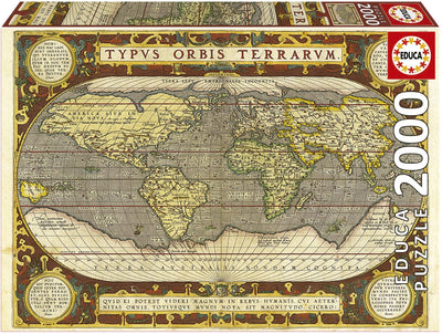 Educa - puzzle - 2000 pièces - planisphère