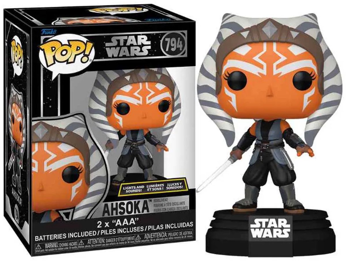 Funko-pop ! Star Wars - Ahsoka #794 (lumières et sons)