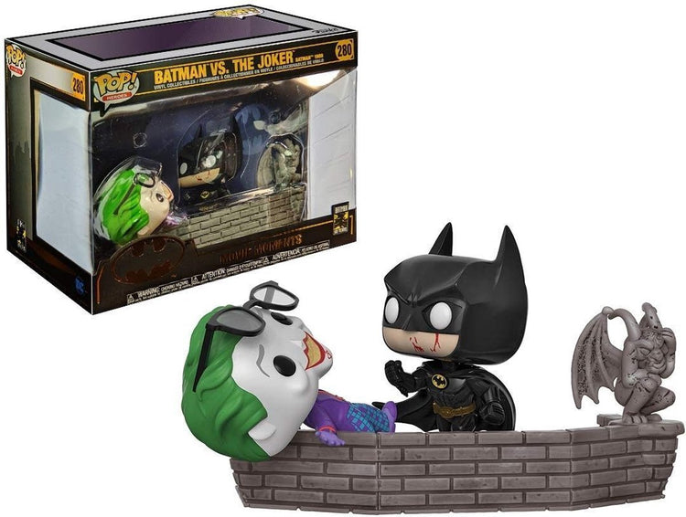 Funko-pop ! moment du film : batman 80ème batman et joker #280 - figurine à collectionner