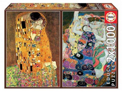 Educa - puzzle - ascensions - 2 x 1000 pièces - puzzle - collection d'art