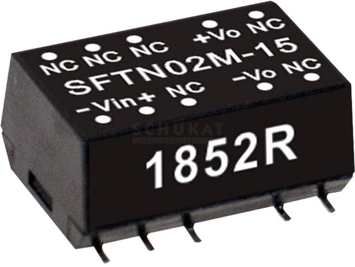 MW Mean Well sftn02n-05 module convertisseur DC DC 400 ma 2 W nombre de sorties : 1 x contenu 1 pièce(s)