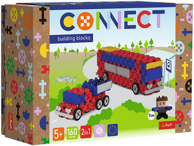 Les blocs de construction Trefl connectent m bus pick-up fsc mix 70% jouets.
