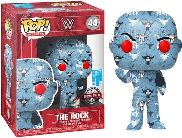 Funko-pop ! série d'artistes : wwe - the rock - exclusivité américaine