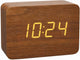 Tfa dostmann 60.2549.08 - réveil - alarme - bois - clair - marron