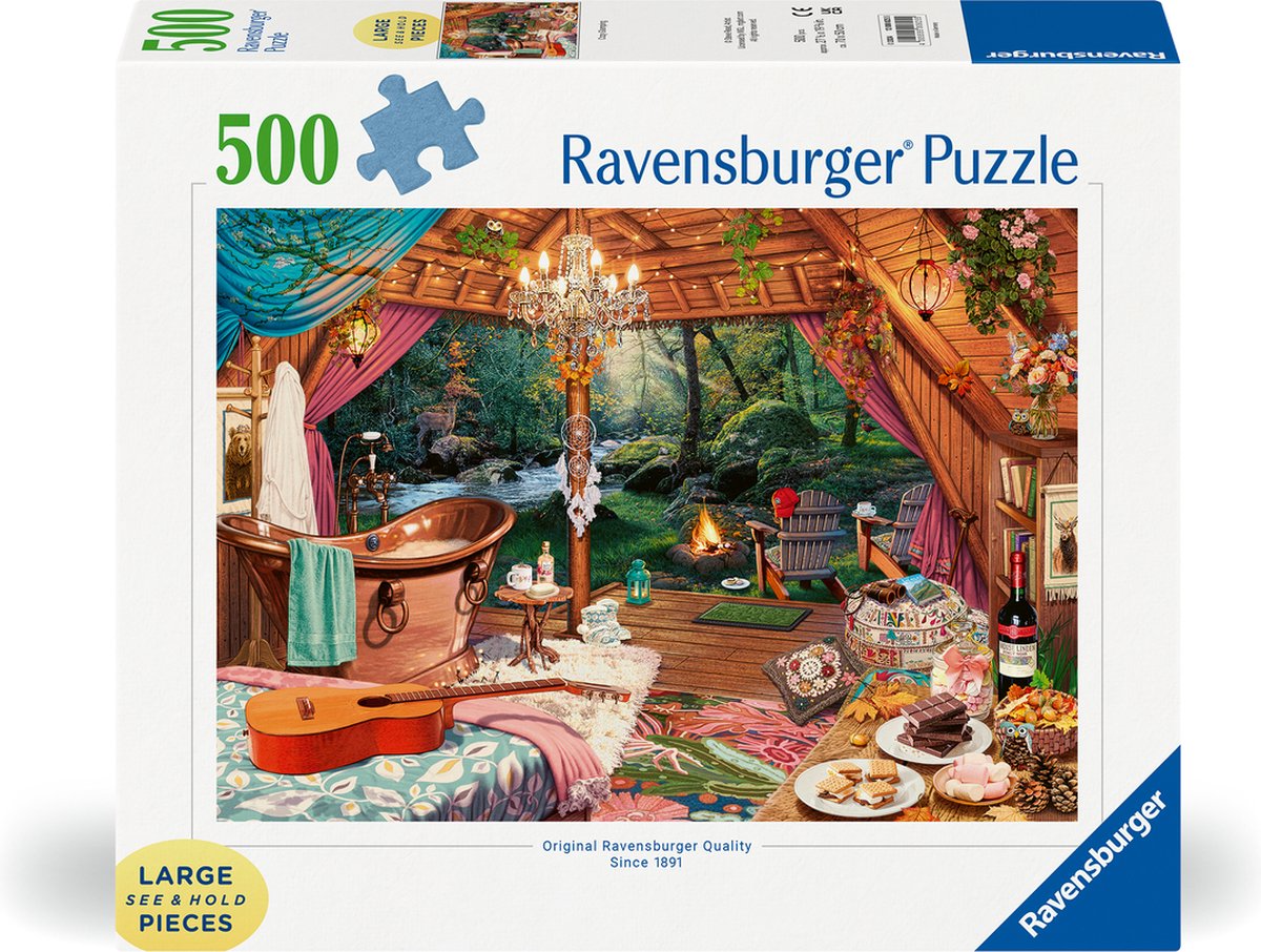 Ravensburger Jigsaw Puzzle Cozy Camping, 500st.
