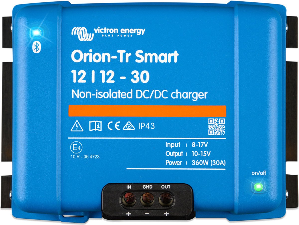 Chargeur DC-DC non isolé Victron Orion-TR Smart 12 12-30A (360W)