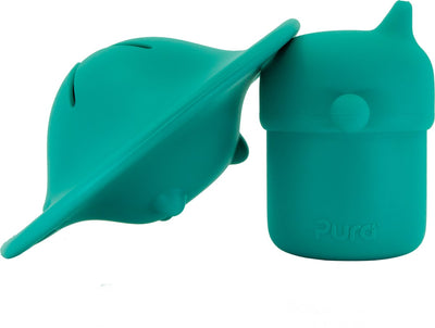 Pura my-my™ - silicone - gobelet et gobelet à collation - 150 ml - menthe