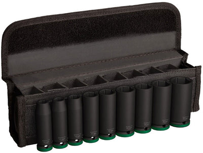 Accessoires Bosch, jeu de 9 douilles à chocs 77 mm, 10 ; 11 ; 13 ; 17 ; 19 ; 21 ; 22 ; 24 ; 27mm-2608003040