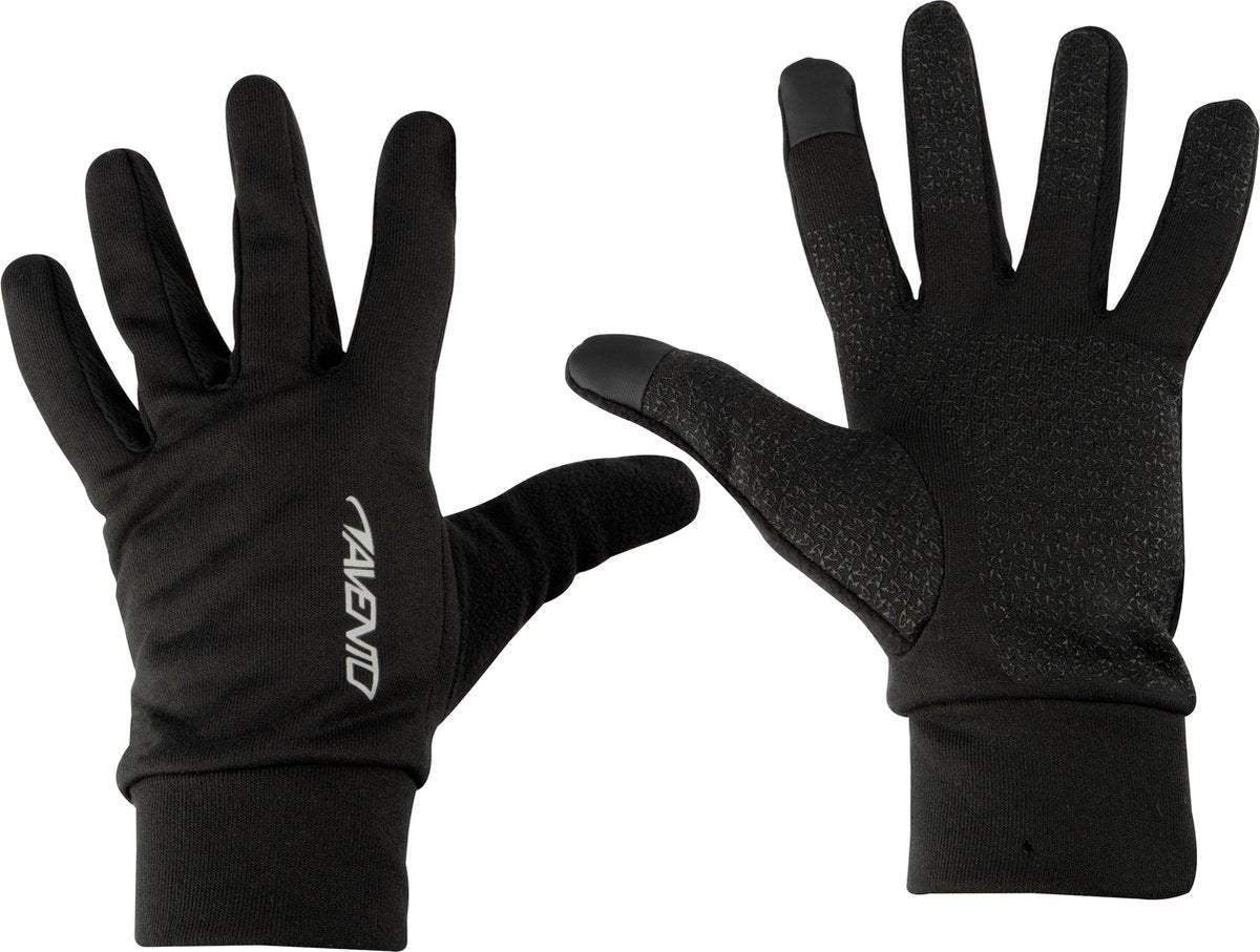 Avento gants de sport avec pointe pour écran tactile - noir basique - L XL