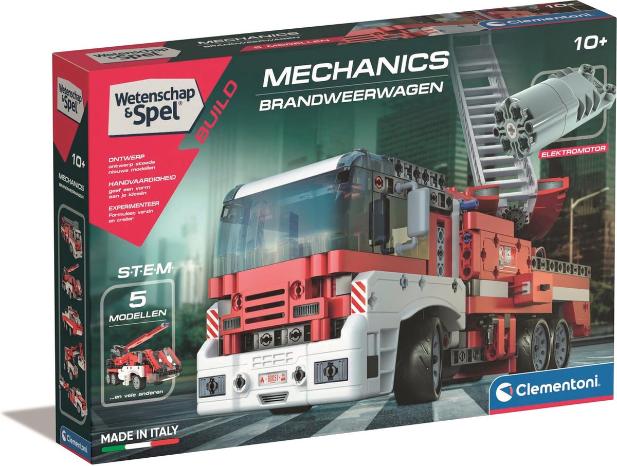 Clementoni Science Game Mechanics Fire Truck