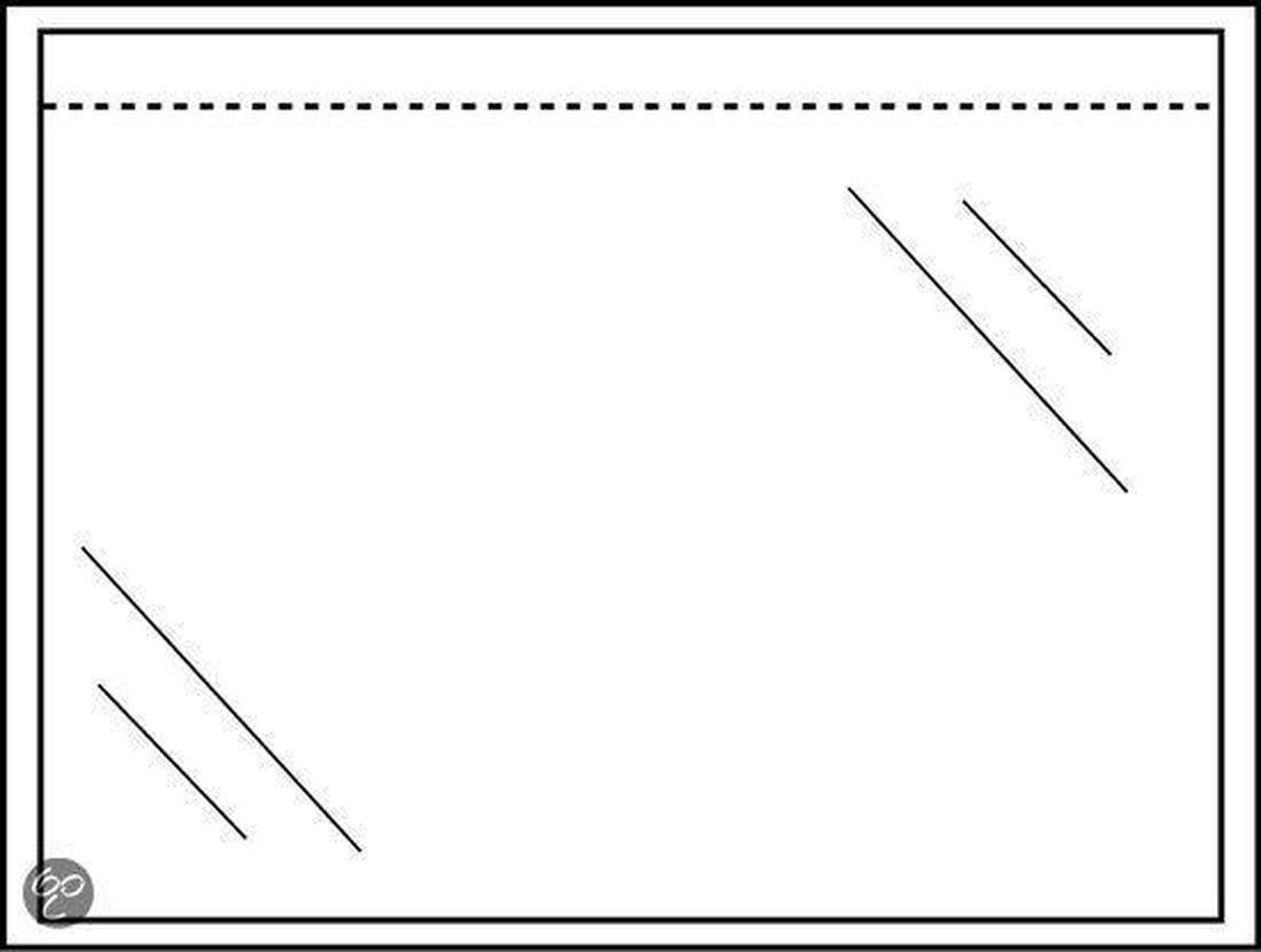 Enveloppe pour liste de colisage Raadhuis - 165x122 mm - a6 - non imprimée - 1000 pièces - rd-310100