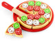 Pizza en bois Viga, taille 23x3,5 cm, 1 pièce