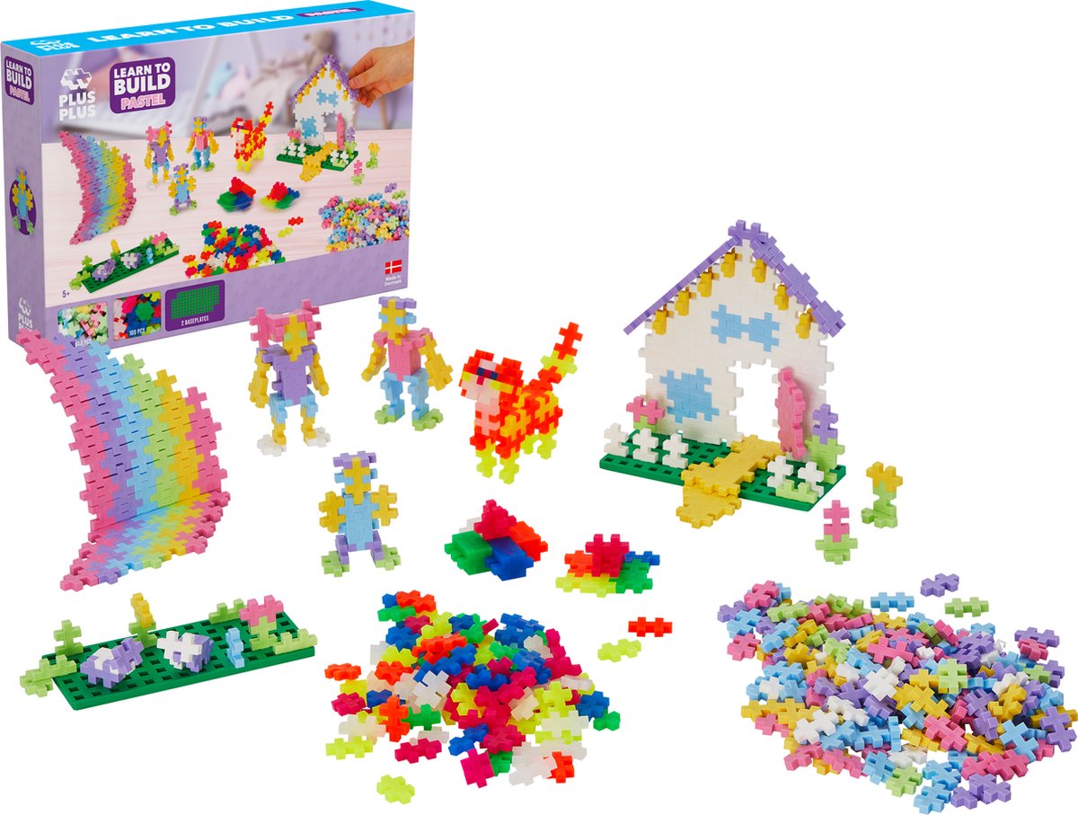Plus plus apprendre à construire du pastel plus-plus : 600 pièces (5009)