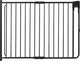 Porte d'escalier de sécurité Fenss - noir mat