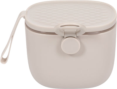 Bo jungle - boîte doseuse de lait en poudre - avec cuillère doseuse - récipient de conservation nourriture pour bébé - porte-collation - 500ml - boîte à poudre nomade gris