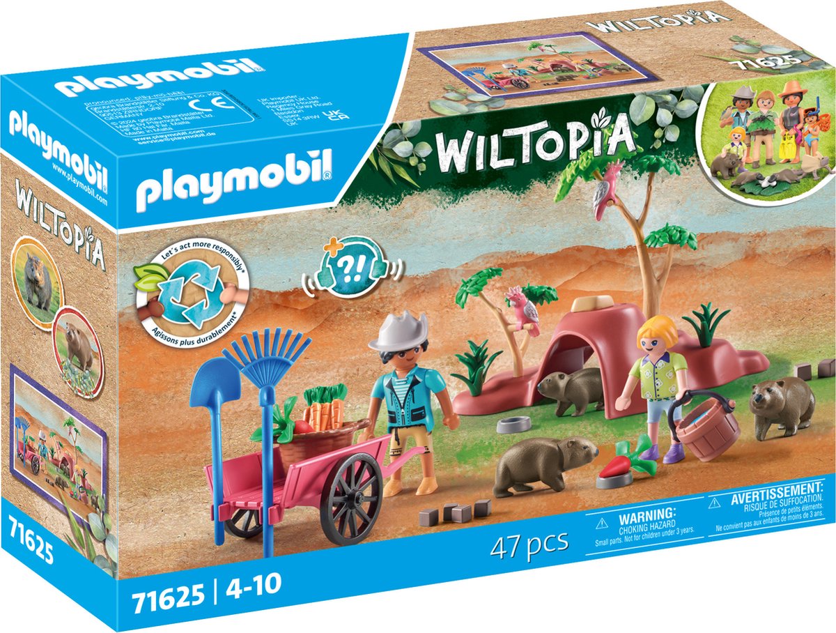 Playmobil Wiltopia abri pour wombats - 71625