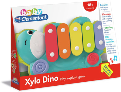 Clementoni bébé - xylo dino, instrument jouet