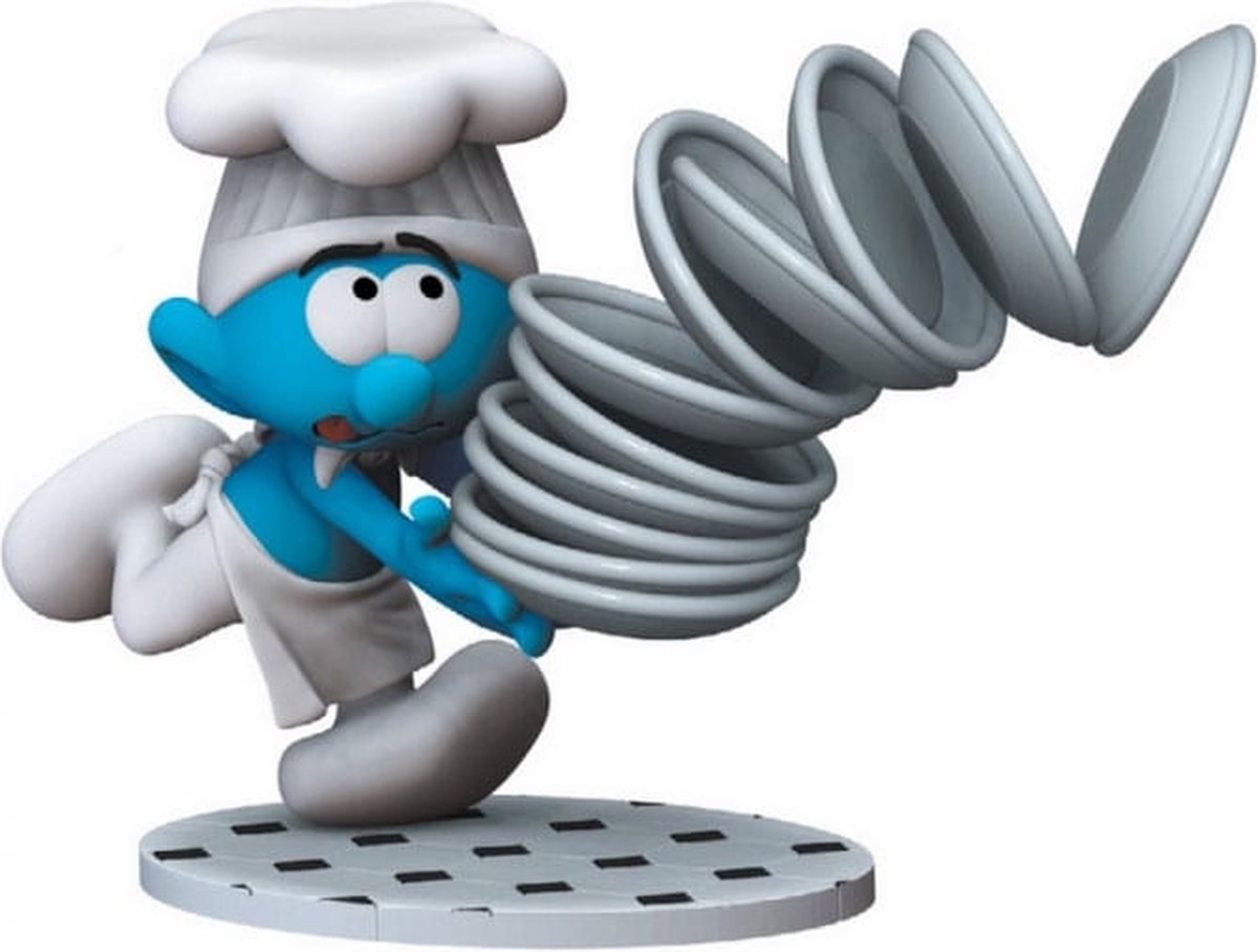 Plastoy les Schtroumpfs statue le chef statue