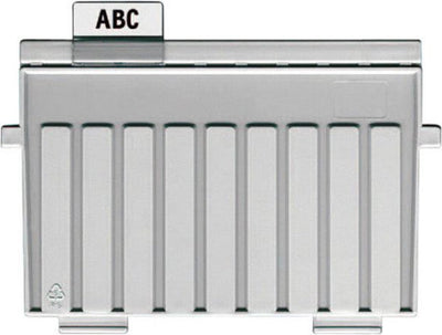 Han plaque de séparation fiche index a5 transversale gris clair | 5 pièces