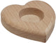 Coeur du porte-lumière à thé en bois